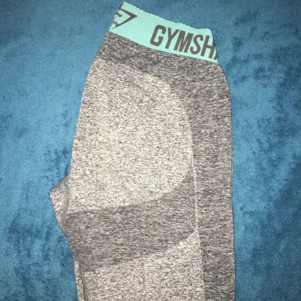 Gymshark Flex Leggings Small gray & blue